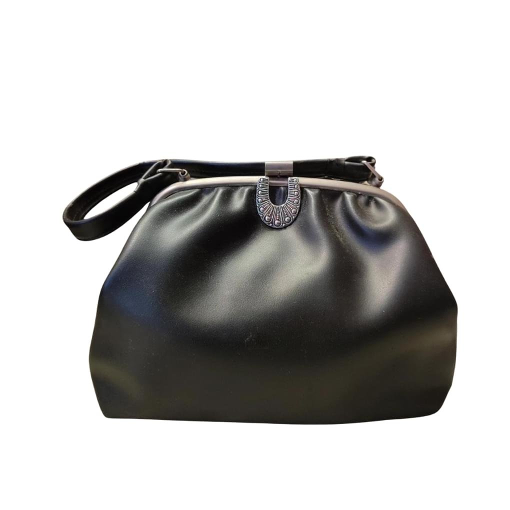 Vintage Black Clutch Bag